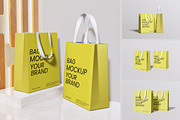 High-Quality Shopping Bag Mockups, a Packaging Mockup by swsi-studio (Thumbnail 1 of 6)