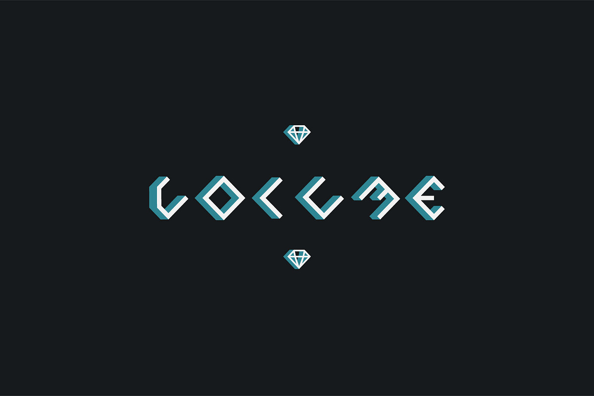 Vector Font. Diamond, a Symbol Font by denisgorelkin (Photo 3 of 6)