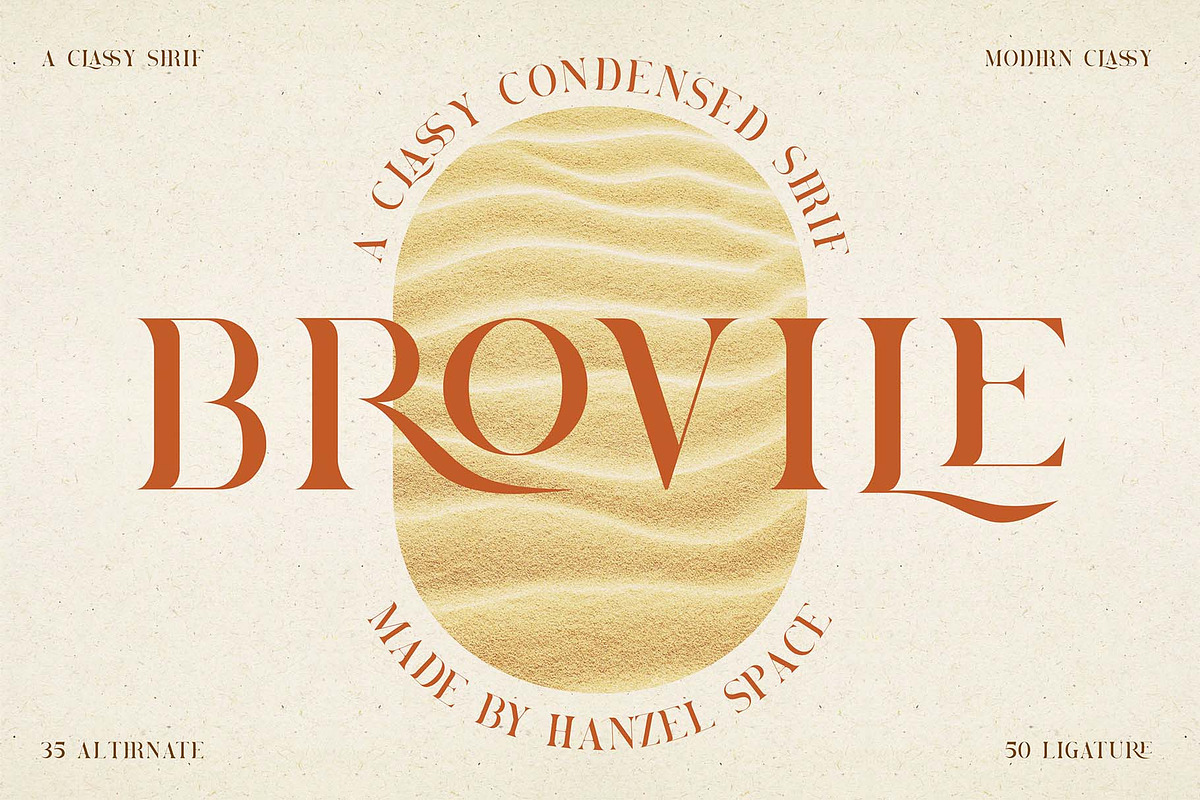 Brovile. A Classy Serif