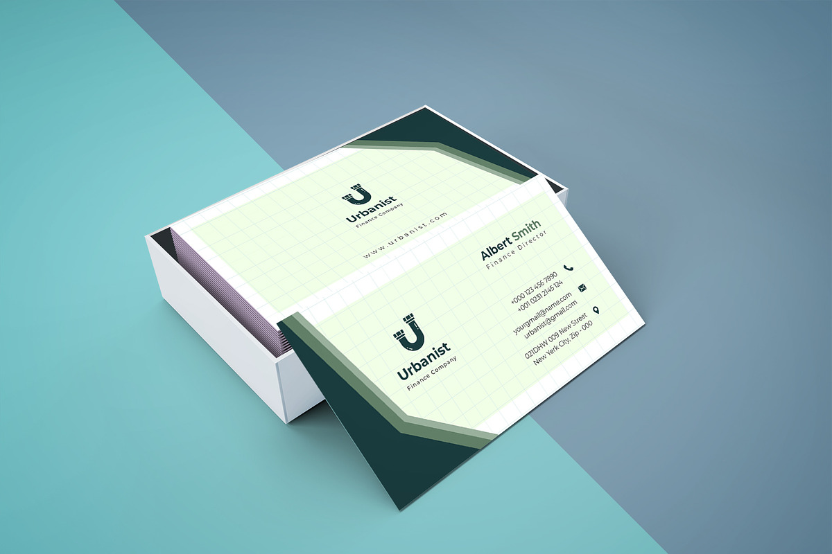 Vertical & Horizontal Business Card, a Business Card Template by Sujun Baidyaa (Photo 3 of 5)