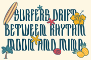 Funkies Surfer Modern Psychedelic, a Font by PutraCetol Studio (Thumbnail 3 of 5)