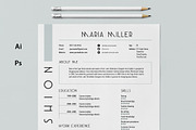 Resume / CV - Suave, a Resume Template by 3Angle (Thumbnail 1 of 4)