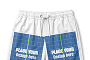 Men’s Beach Shorts Mockup, a Bottom Mockup by Pixel Foundry (Thumbnail 3 of 3)