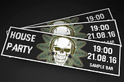 House Party Ticket&VIP pass bundle, an Invitation Template by Konakchiev (Thumbnail 5 of 7)