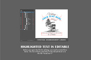 18 Barbershop Logos Templates, a Branding & Logo Template by Art Design (Thumbnail 10 of 19)