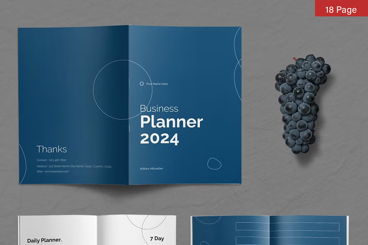 Planner Template Bundle, a Stationery Template by ContestDesign (Photo 9 of 39)