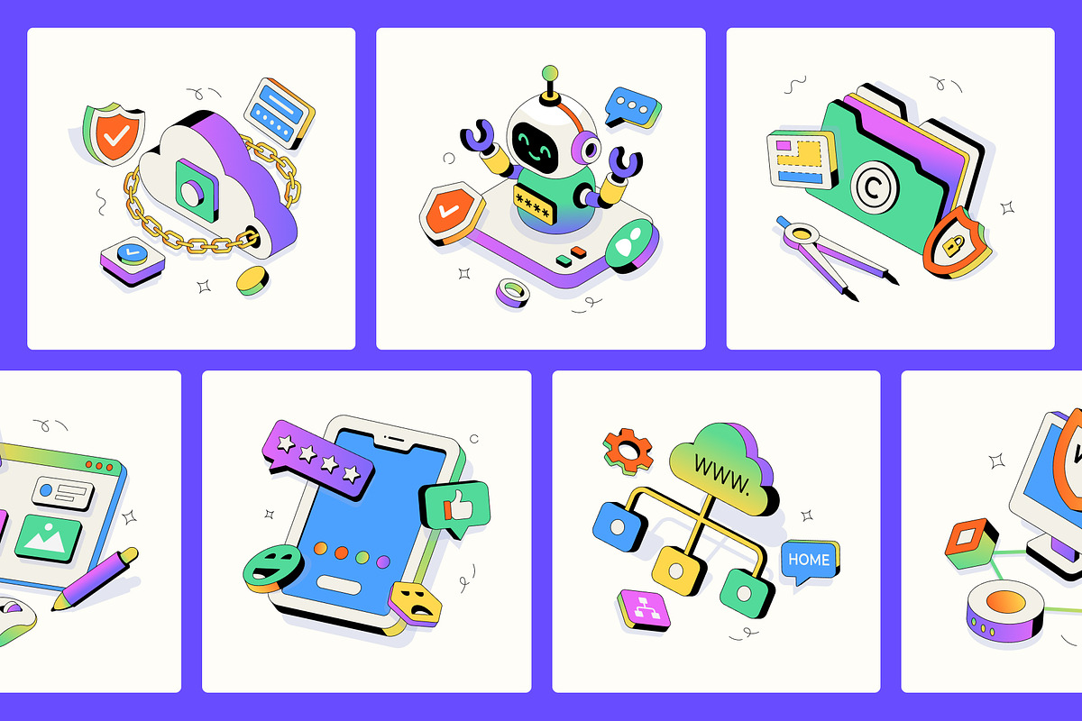 90 Digital Product UX Illustrations, a Technology Illustration by Creative Stall (Photo 8 of 13)