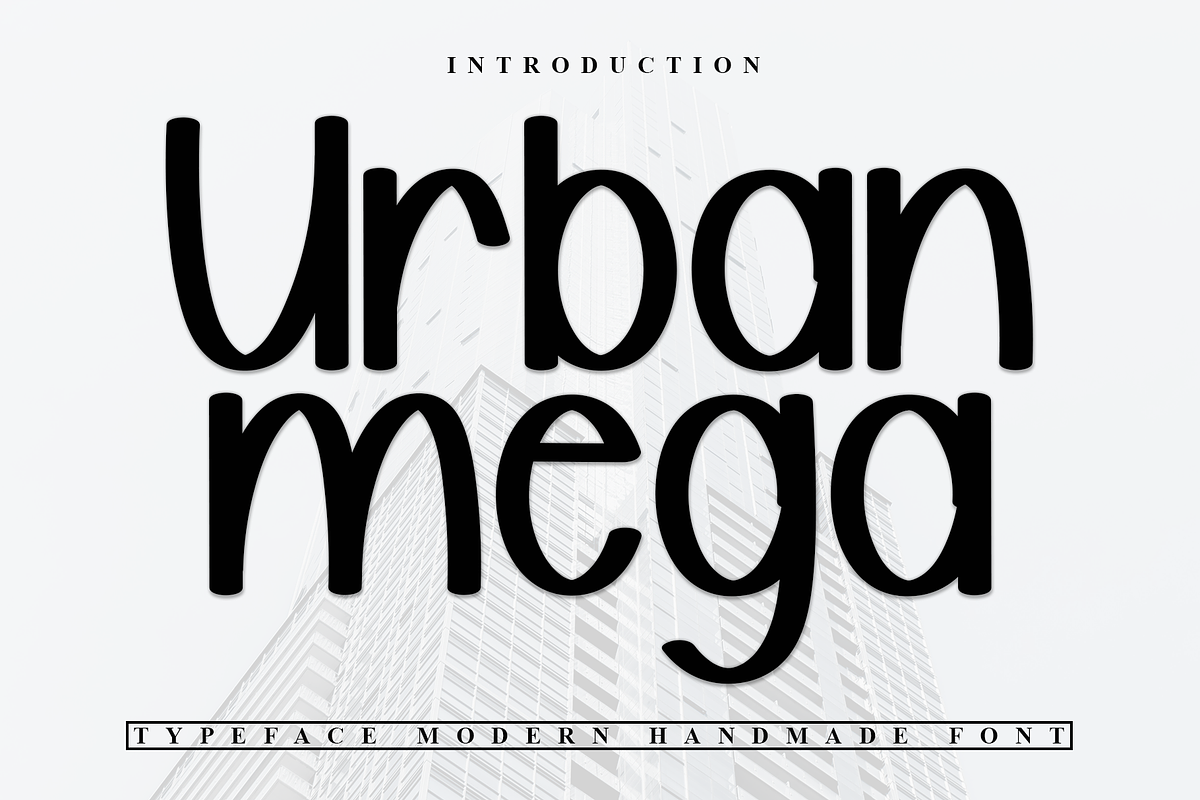 Urban Mega, a Sans Serif Font by InermediaSTUDIO (Photo 1 of 7)
