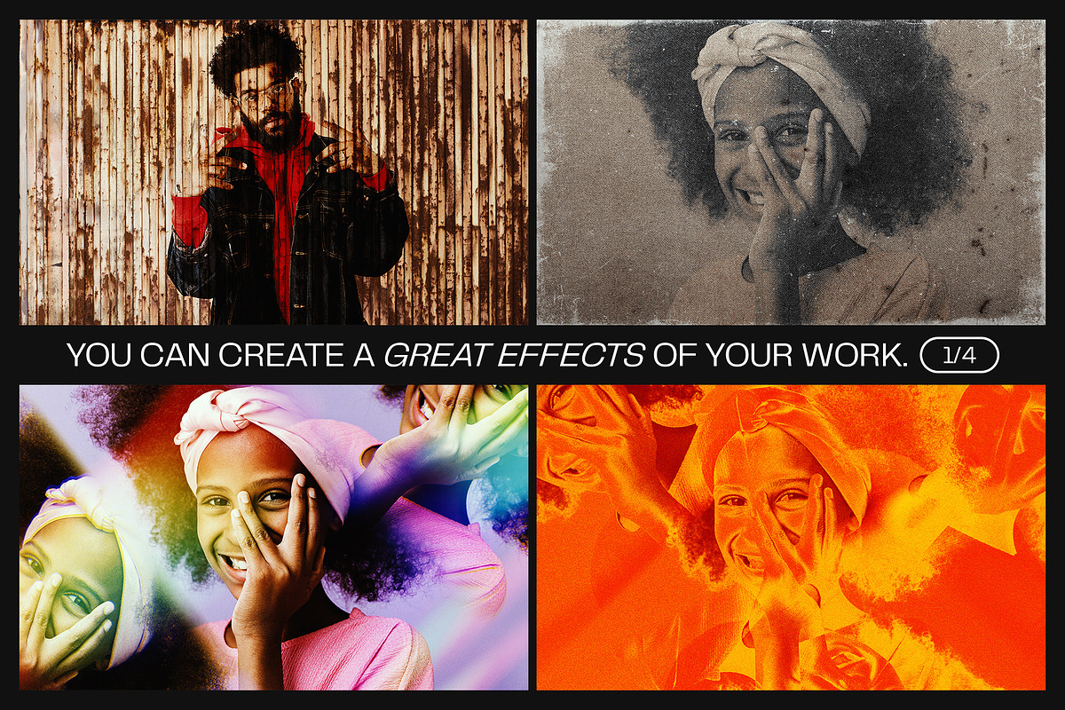 12 Photo Effect Templates, a Layer Style Add-On by iDoodle Studio (Photo 3 of 6)