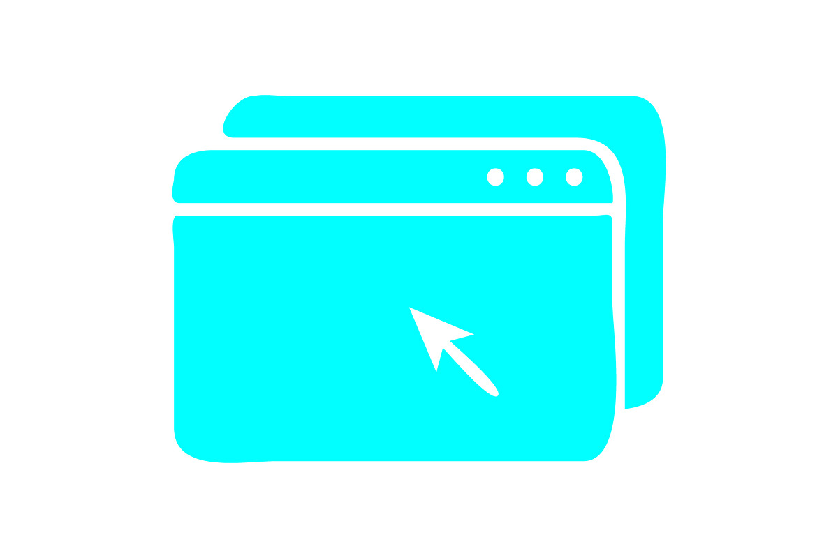 Browser icon design template, a Solid Icon by Sumberpangan (Photo 2 of 3)