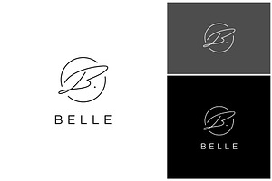 Letter B Signature Font Logo, a Branding & Logo Template by ika trisiana