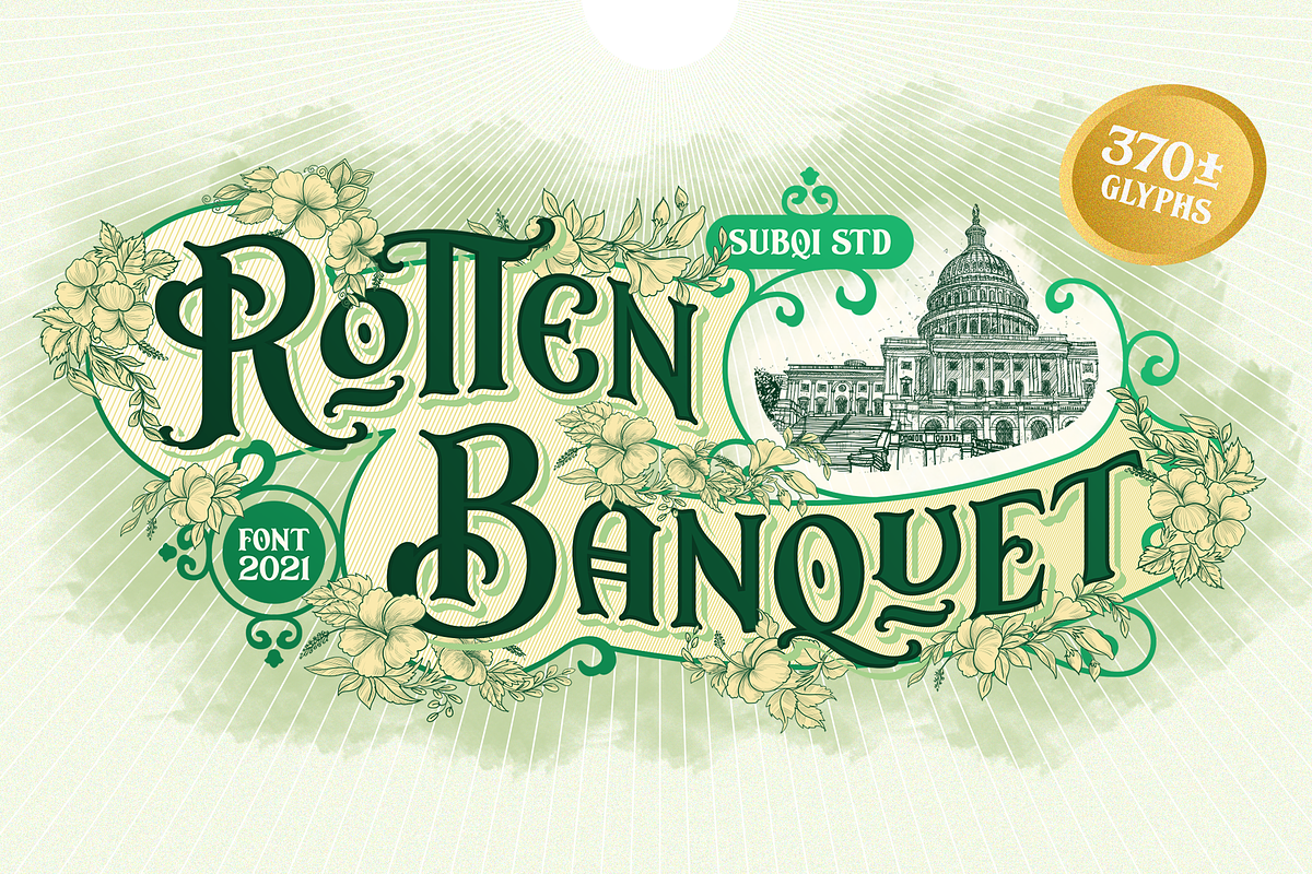Rotten Banquet, a Font by Subqi Std (Photo 1 of 10)