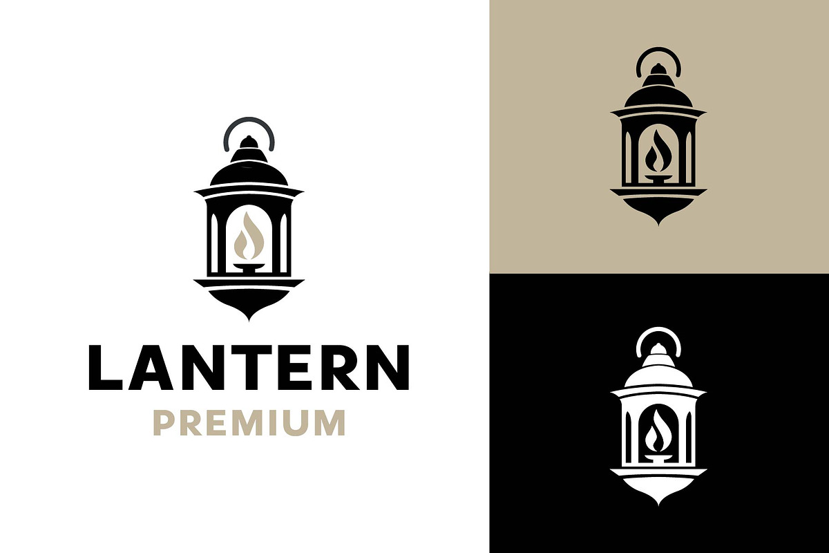 classic lantern street lamp logo, a Branding & Logo Template by funpixel