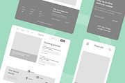 Magazine Blog Wireframe Website, a Wireframe Template by INSPR STD (Thumbnail 3 of 6)