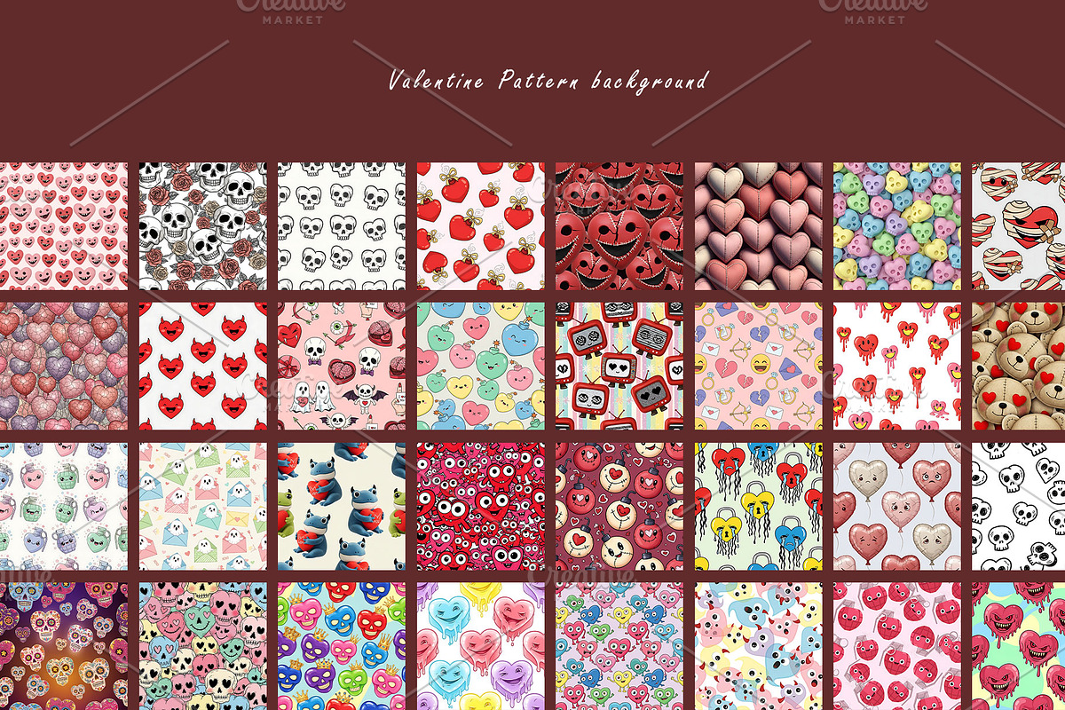 Strange & Weird Valentine Bundle, an Object Graphic by Shahjahangdb1 (Photo 3 of 17)