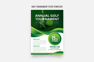 Golf Tournament Flyer Template, a Flyer Template by salahuddinuix