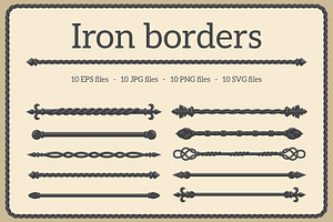 Iron borders