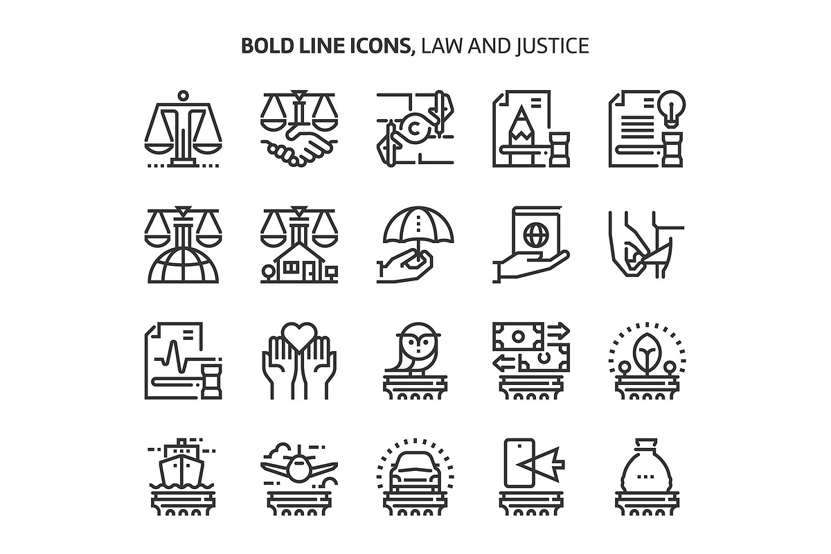 Bold Line Icons, an Outline Icon by Howcolour (Photo 111 of 151)