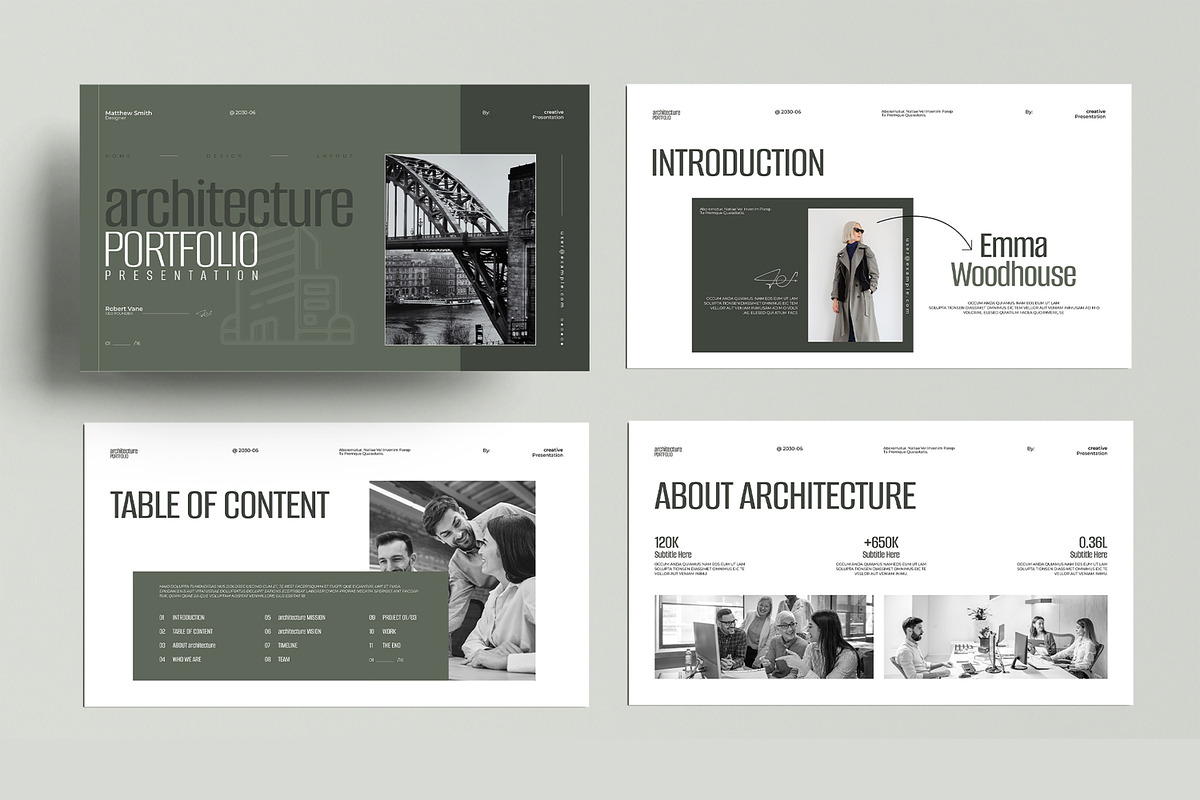 Architecture Portfolio Presentation preview 2