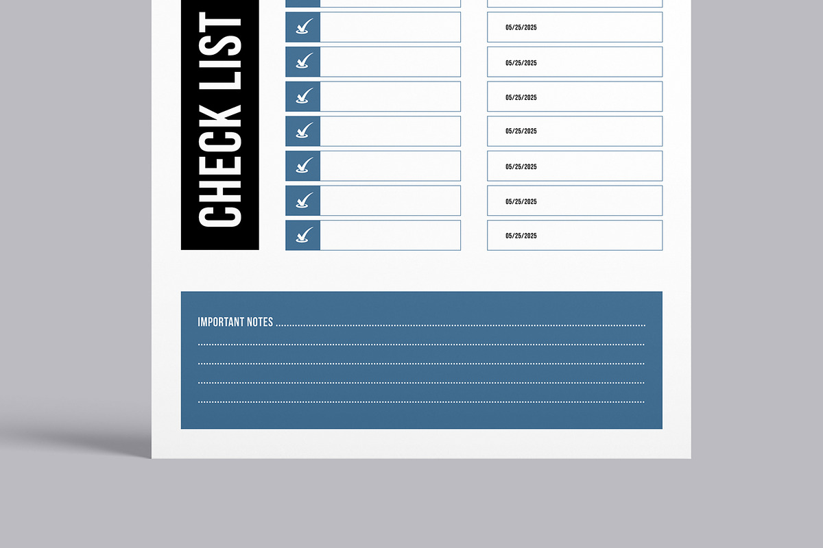 Minimal Check List Planner