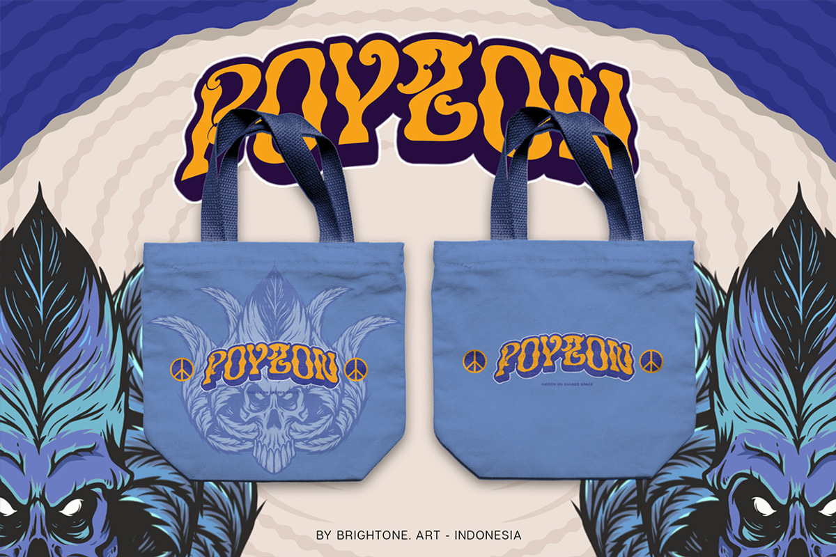 VERTISTYLE WAVES - Psychedelic Style, a Serif Font by Brightone (Photo 8 of 9)