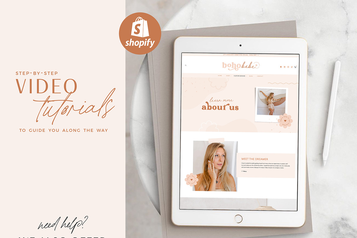 Shopify Theme - Neutral Boho, a Shopify Template by Macarons and Mimosas (Photo 8 of 9)