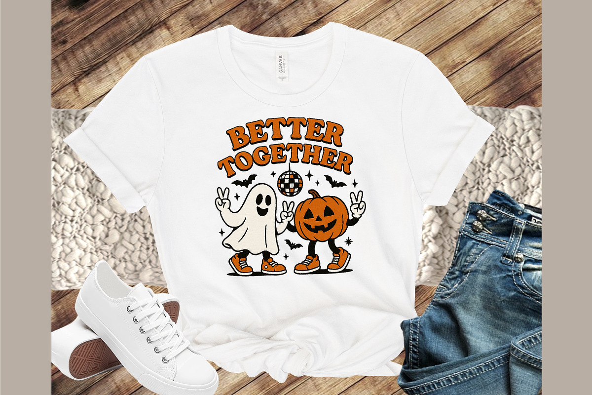 Better Together Pumpkin Ghost Hallow, an Illustration by Sublimation Artist (Photo 7 of 9)