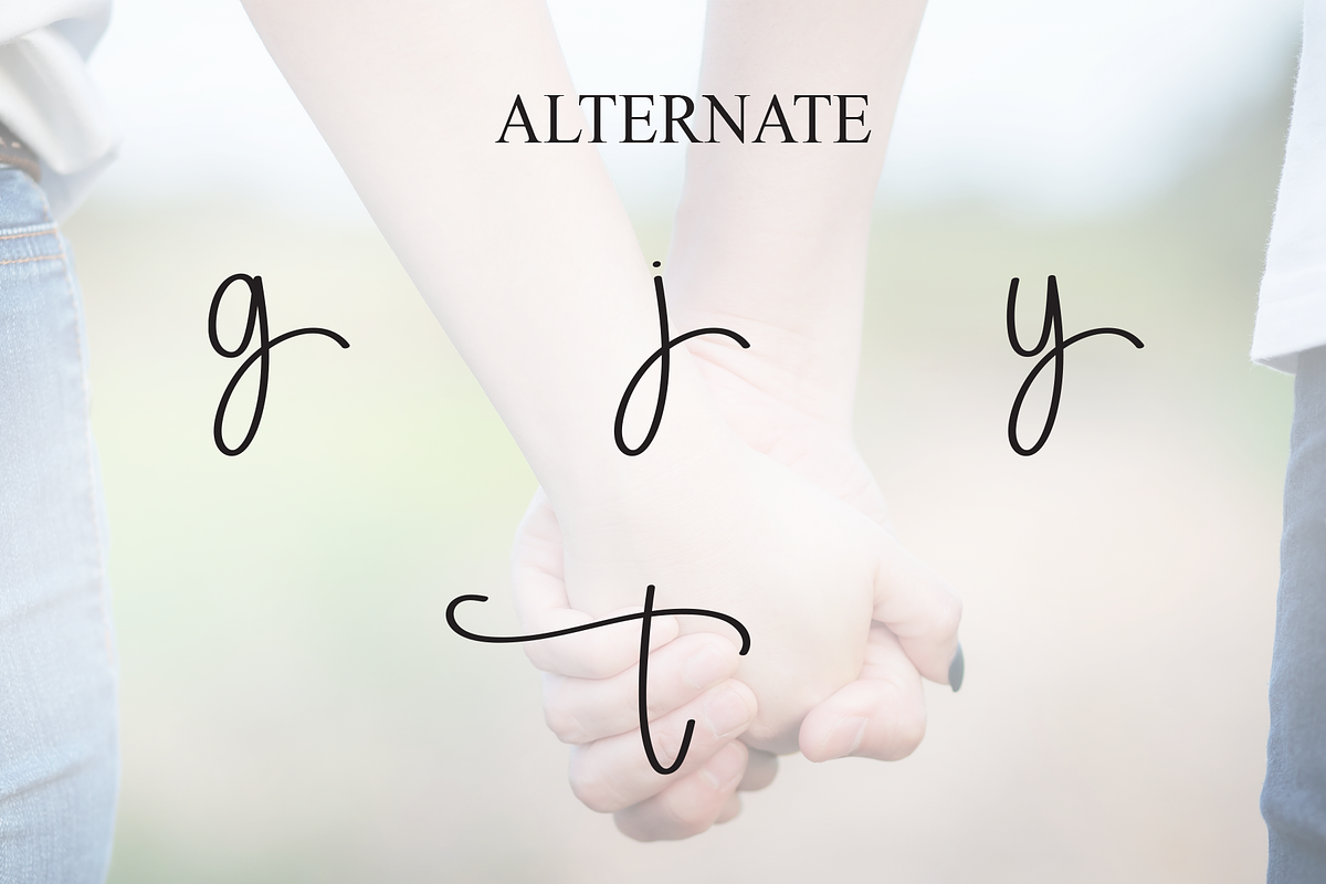 Sweety | Script Font, a Handwritten Font by Scratchones (Photo 8 of 9)