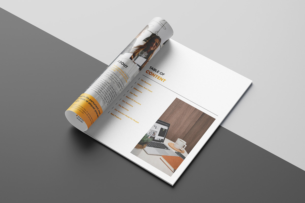 Business Brochure Template, a Brochure Template by crazyOWL (Photo 2 of 12)