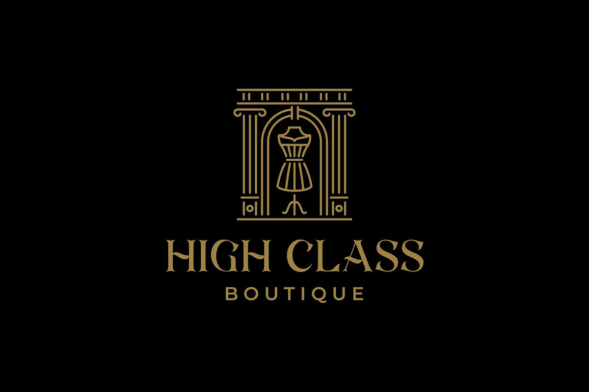 Luxury Couture Boutique Logo, a Branding & Logo Template by Buqancreative (Photo 2 of 2)