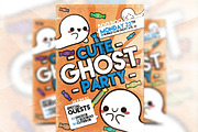 Cute Ghost Party - Flyer Template, a Flyer Template by Flyermarket (Thumbnail 3 of 3)