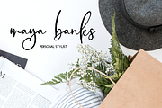 Islay Script, a Script Font by Beck McCormick (Thumbnail 9 of 10)