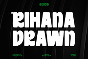 CS Rihana Drawn, a Sans Serif Font by Craft Supply Co. (Thumbnail 1 of 8)