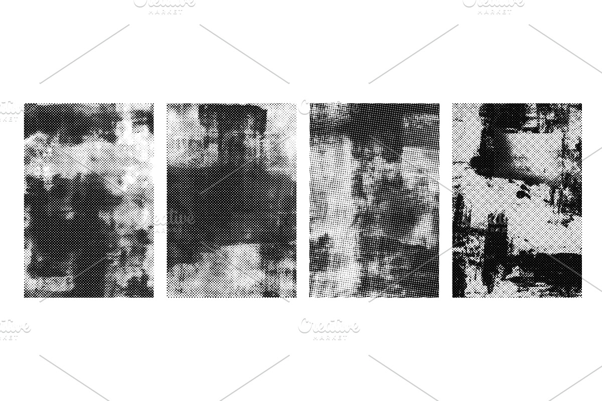Punk grunge distressed poster, an Illustration by Simple Patterns