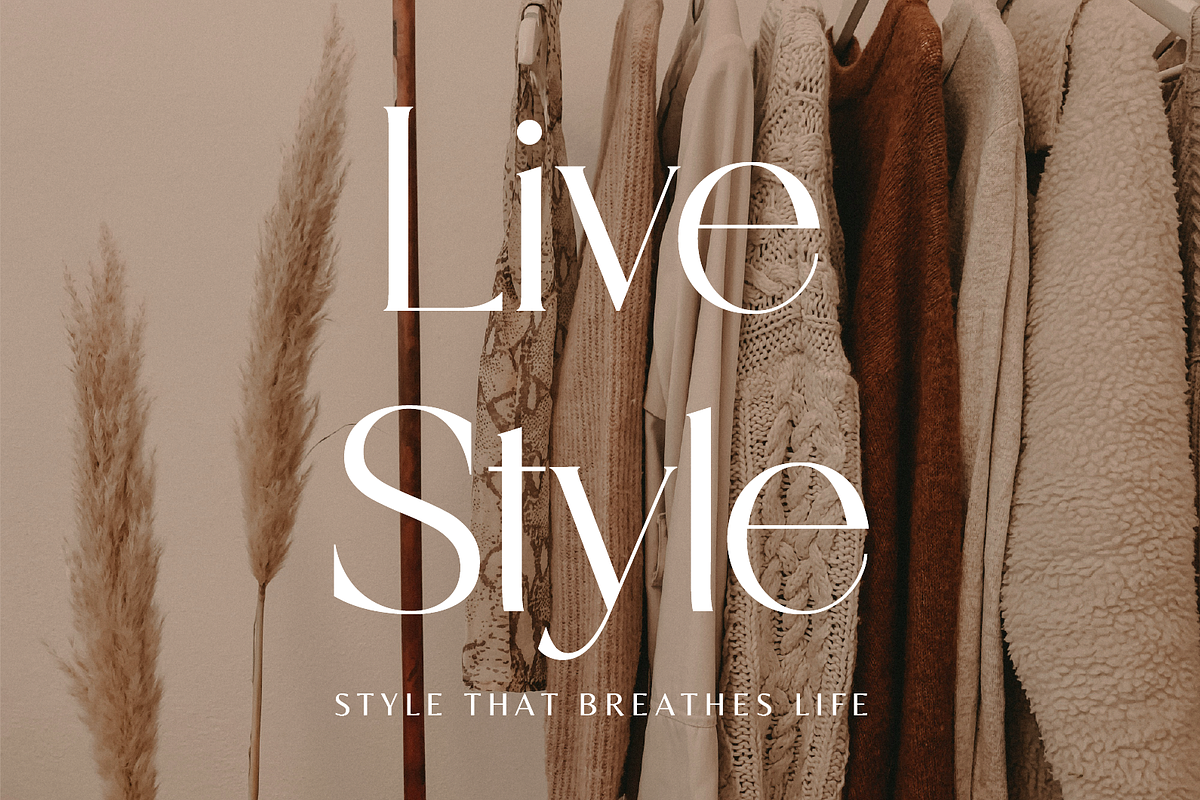 Gisella An Aesthetic Display Serif, a Serif Font by Prestige Artsy Studio (Photo 9 of 10)