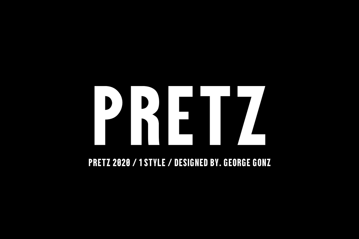 Pretz Typeface