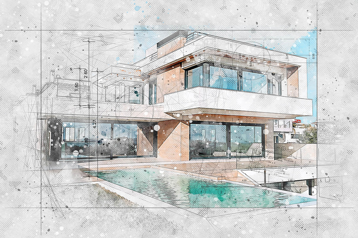 Arch Sketch Photo Effect Template, an Action Add-On by MRI STUDIO (Photo 32 of 33)