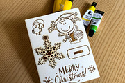 Laser Cut Christmas Cards DIY Craft, an Object Illustration by Bubert Art (Thumbnail 6 of 6)
