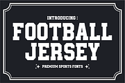 Football Jersey – Bold Athletic, a Slab Serif Font by KiddoGlyphs Studio (Thumbnail 1 of 6)