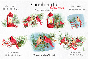 Christmas Cardinal Clipart