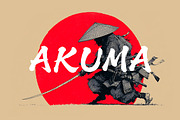Akuma - Brush Font, a Handwritten Font by Tugcu Design Co. (Thumbnail 1 of 3)