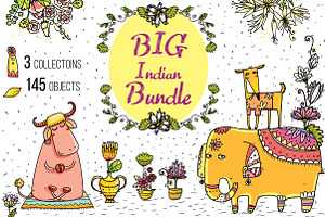 Big Indian Bundle - 145 objects