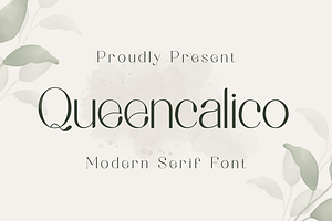 Queencalico Modern Serif Font