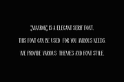 Maxrok - Elegant Serif Font, a Serif Font by Iqsiart Studio (Thumbnail 5 of 8)
