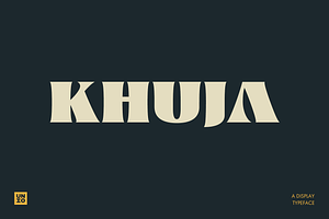 Khuja - Display Typeface