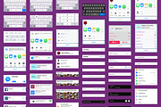 iOS11 GUI KIT Illustrator Sketch XD, an UI Kit Template by Ui Markets (Thumbnail 5 of 21)