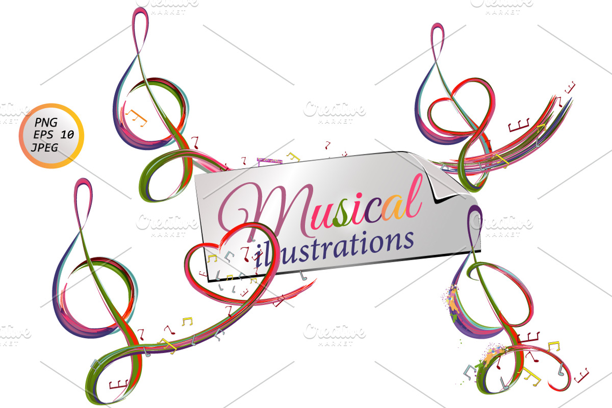 Musical paint collection!, a Decorative Illustration by Laifalight (Photo 1 of 3)