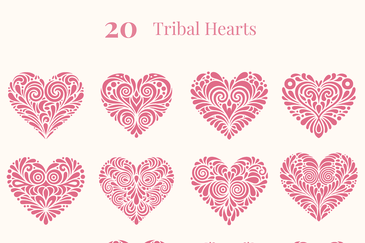 200+ items Valentine MEGA Bundle, an Object Graphic by TatianaCociorva (Photo 5 of 6)