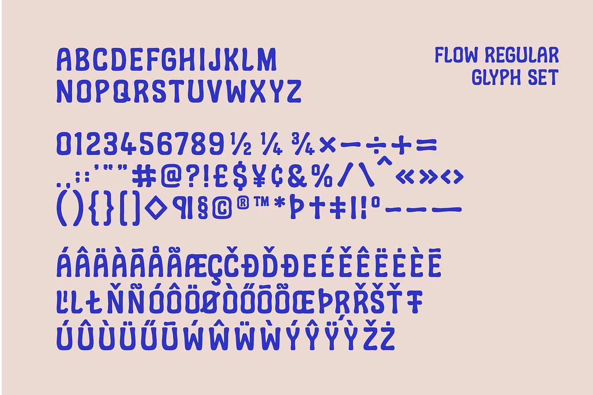 Flow Font Family, a Font by Hemphill Co (Photo 10 of 11)