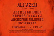 Alhazed, a Blackletter Font by HATFSTUDIO (Thumbnail 7 of 8)